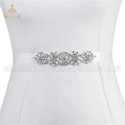 Простая аппликация с кристаллами и стразами для свадебного пояса, пояс для официального свадебного вечернего платья