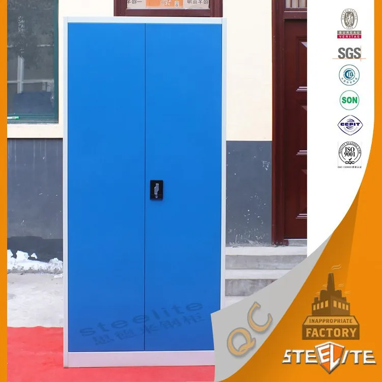 
Modern design bedroom product stainless steel clothes swing closet doors wardrobe cabinet/cupboard/locker furniture 