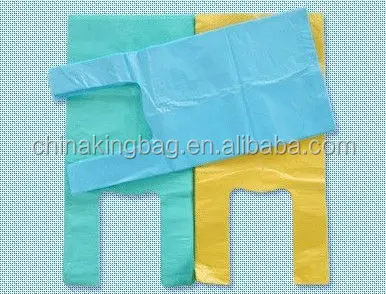 Wholesale 100% oxo biodegradable plastic bag/ reusable and recycled shopping industrial use plastic t-shirt bag