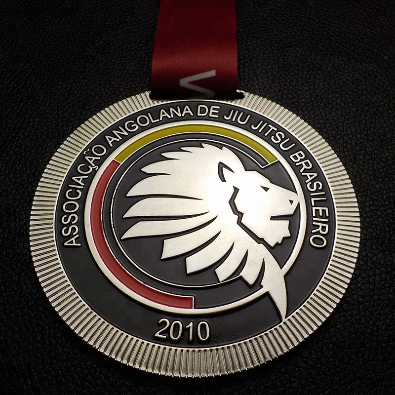 Metal Jiu-Jitsu Gold Silver Copper Award Medal Medallion