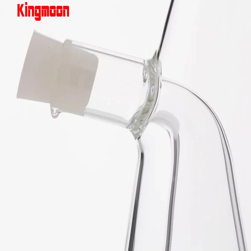 2 Dispensers in 1 Double Chamber Hand Blown Glass 2 in 1 Oil and Vinegar Cruet Oil Bottle Glass Kitchen Supplies