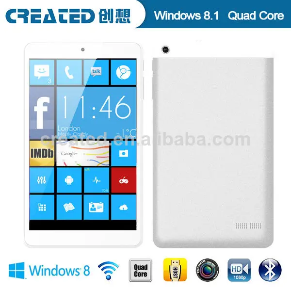 wholesale quad core 1.8ghz 8 inch 1g ram 16g 1280x800 windows tablet