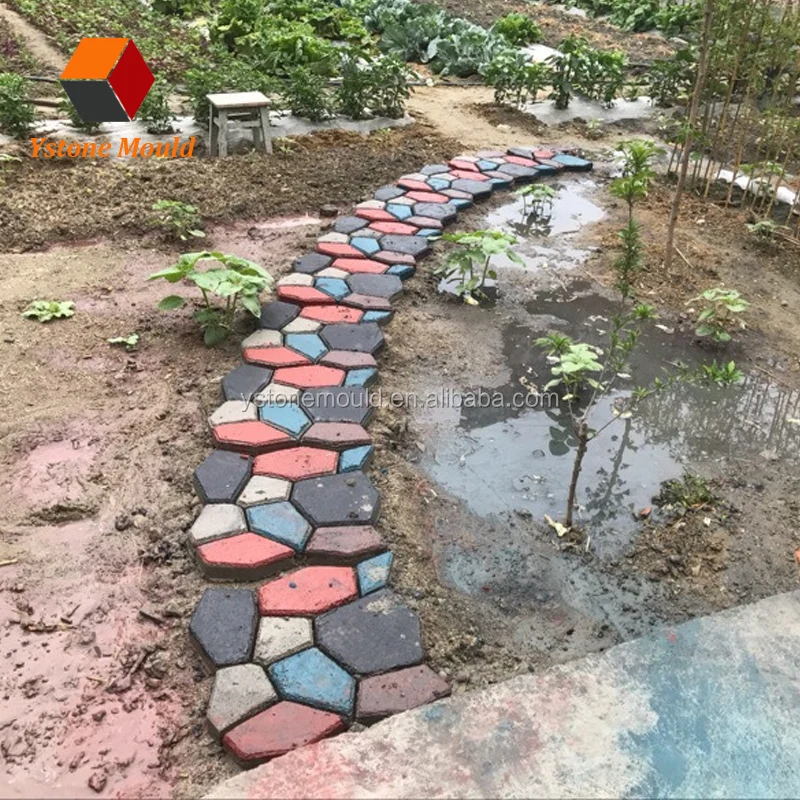 DIY Plastic Path Maker Mold Alibaba New Path Pavement Molds for Making Pathways