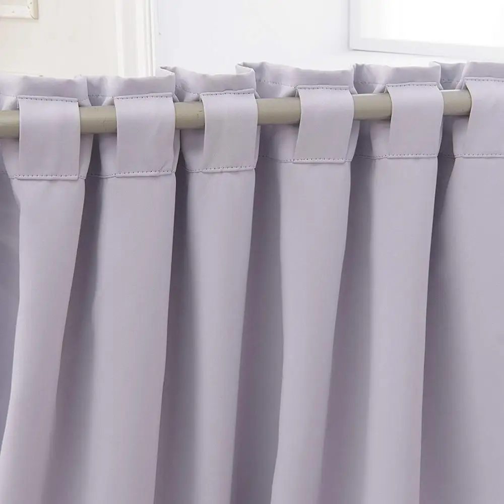 Cheap custom lilac home decor hanging elegant curtains for the living room