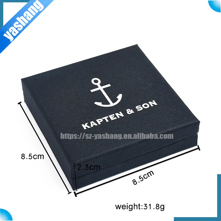 Printing black Bracelets Packaging small glasses paper packaging box