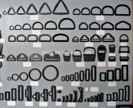 Custom Plastic D Rings Belt Buckle