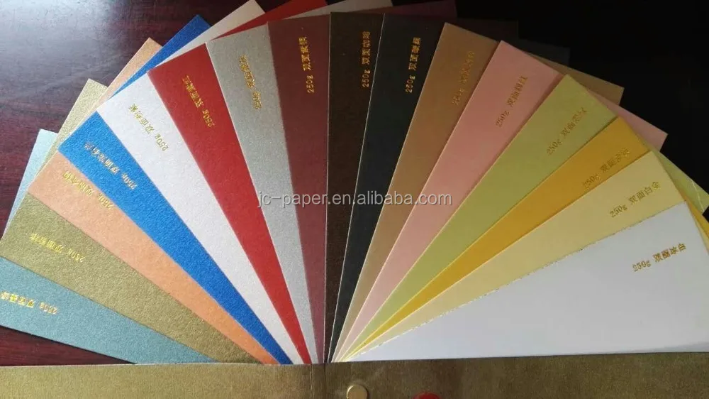 120gsm 250gsm colour pearl paper dyeing creasing shinning paper