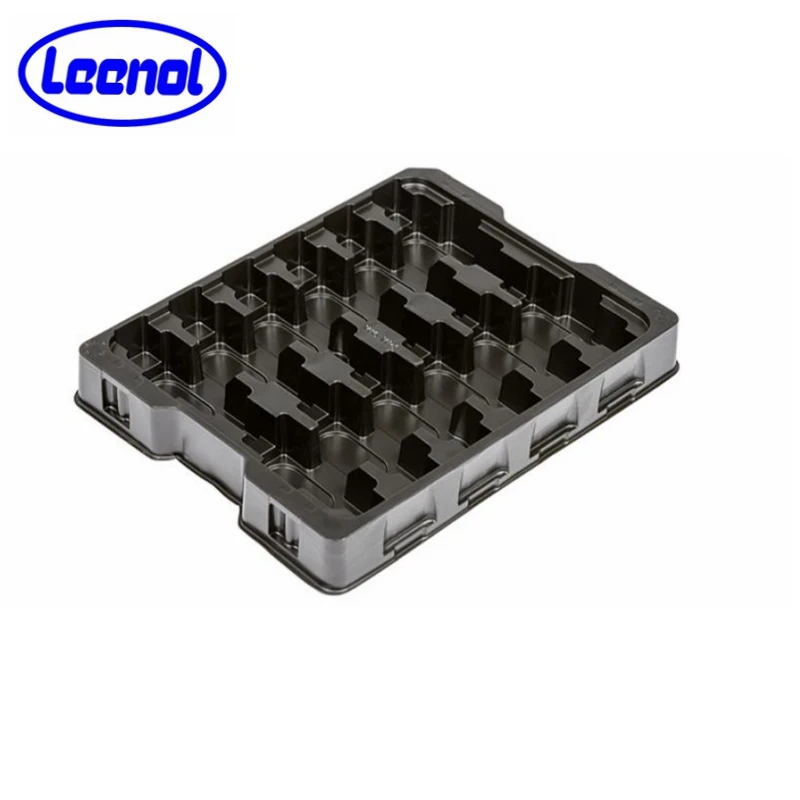 LN-1481 Black esd Blister PCB Tray For Packing Electronic Component