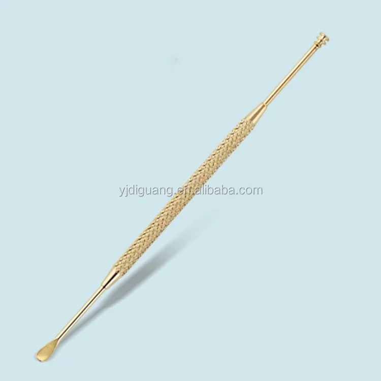 10-Pcs Customized Household Ear Wax Removal Kits Reusable Stainless Steel Ear Pick and Curette with Poly Bag for Cleaning