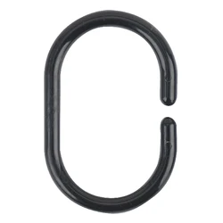 12 Packs Plastic ABS PP PS l-shaped shower rod Hooks for Bathroom Shower Window Rod