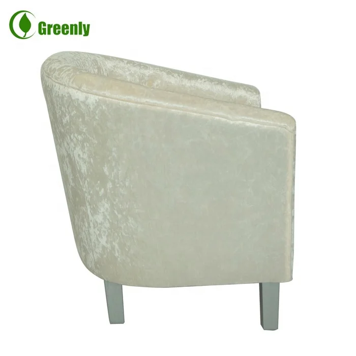 Современный дизайн, одноместный диван для гостиничной комнаты, ванна, стул с деревянными ножками