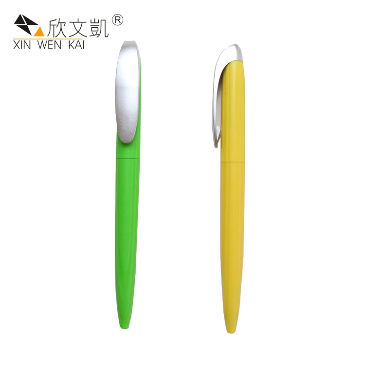 
New Design Stationery Promotion Plastic Writing Ballpoint Pens With Clip ballpen w design 