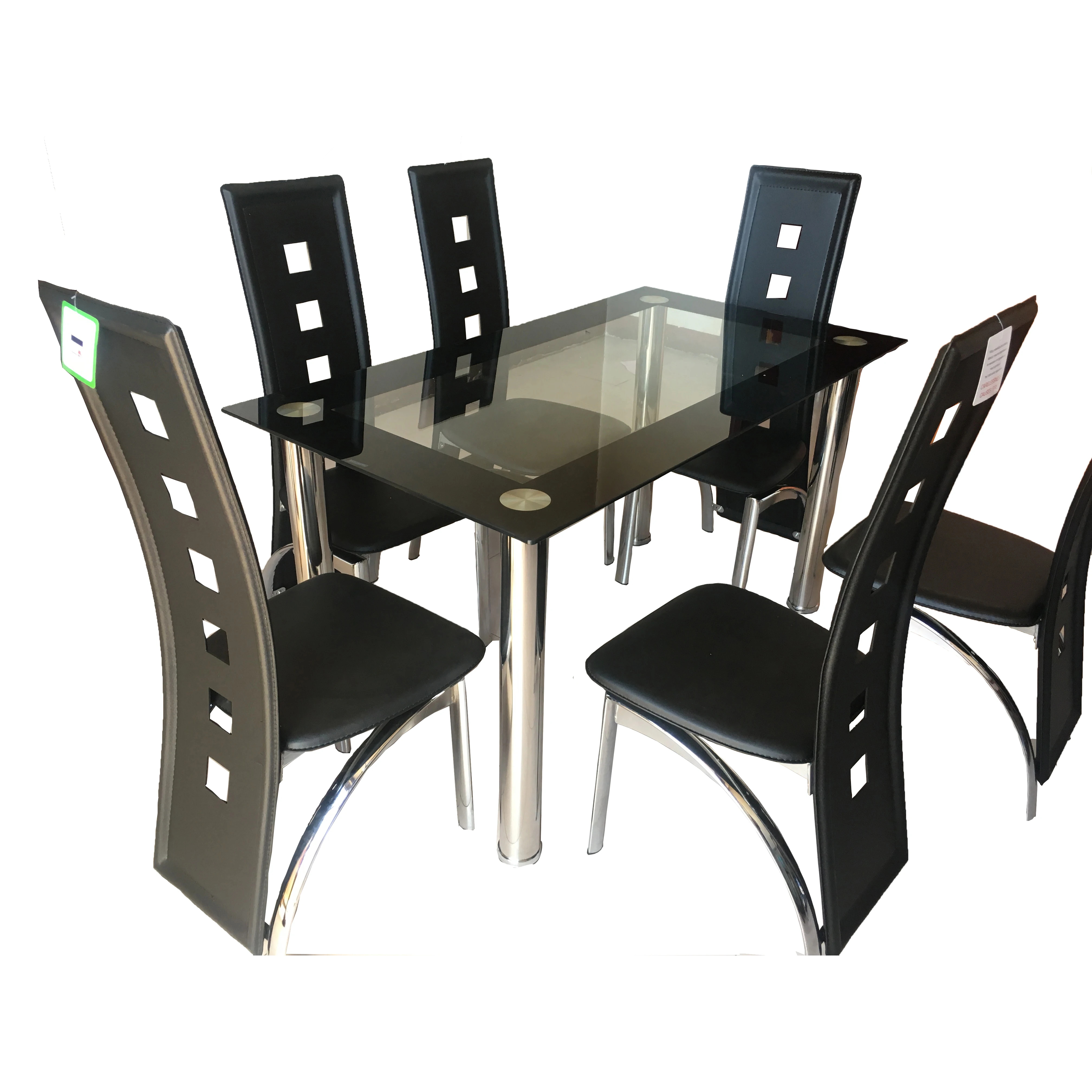 
hot sale dining room furniture good price dining room sets top quality glass dining table and chairs 