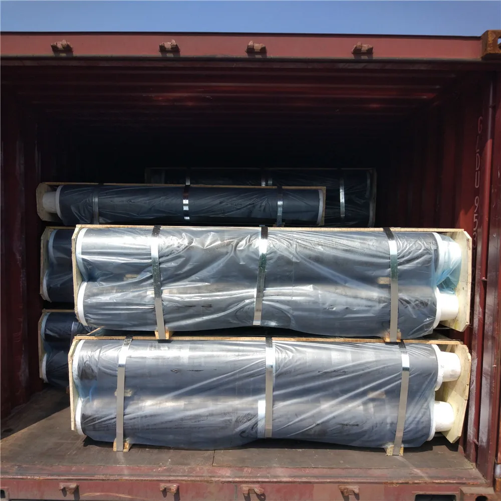 300mm*1800mm HP grade Graphite Electrode with preset nipple for EAF AND LF