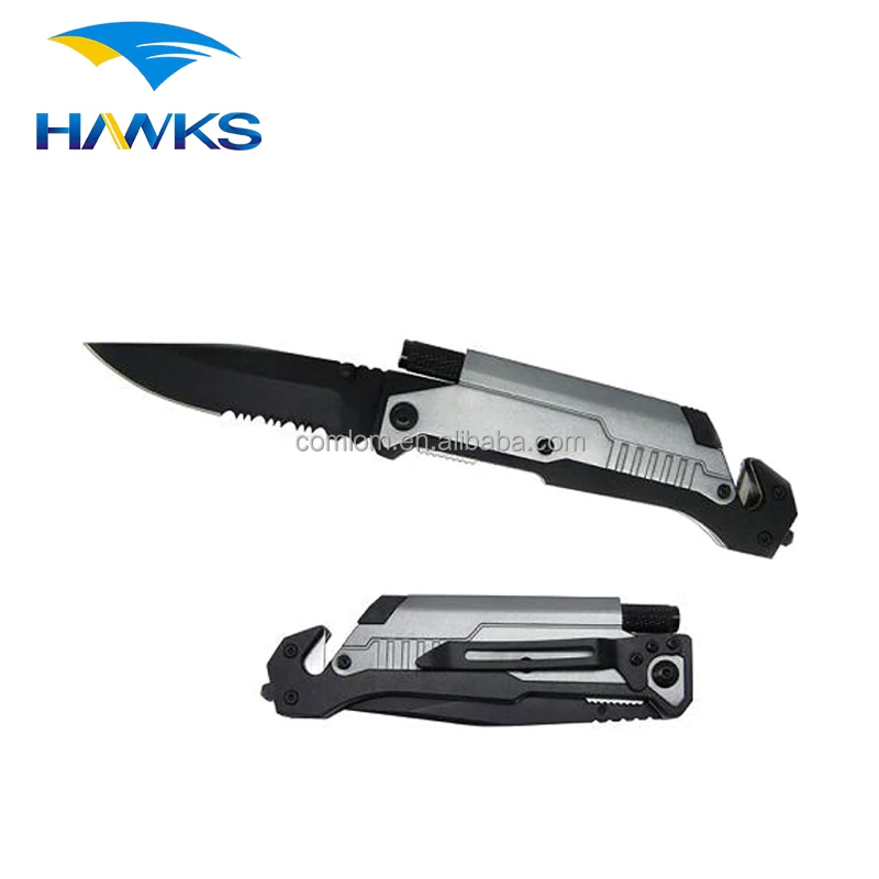 Многофункциональный складной нож для выживания со светодиодной подсветкой/ремнем/огнеупорным стартером