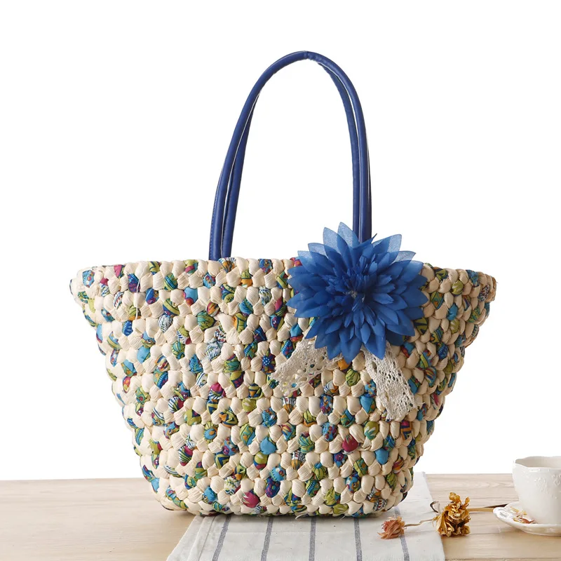 China manufacturer paper straw bag bohemian bali for summer