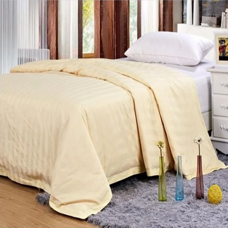 100 cotton dyed 3cm jacquard satin stripe fabric for home textile Organic Cotton Fabric