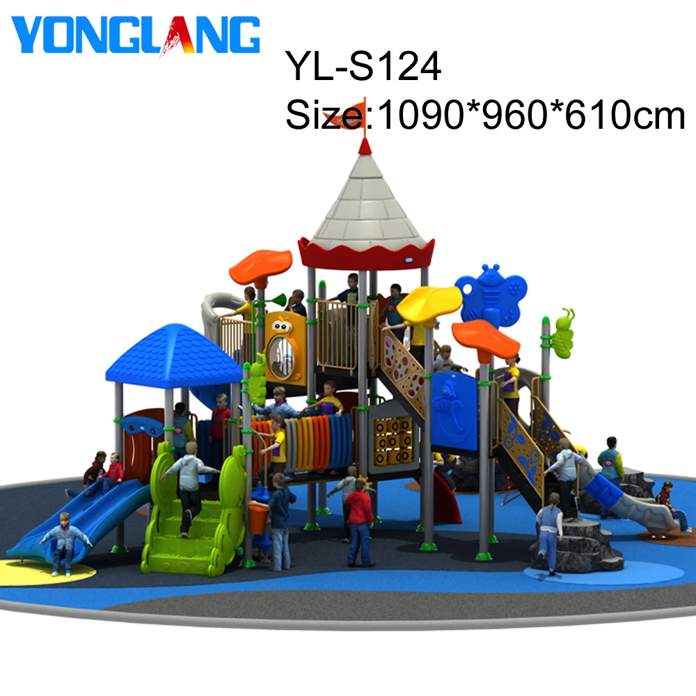 YL-S124 Amusement Park Free Play Equipment Safety Education Outdoor Special Design Playground Slides
