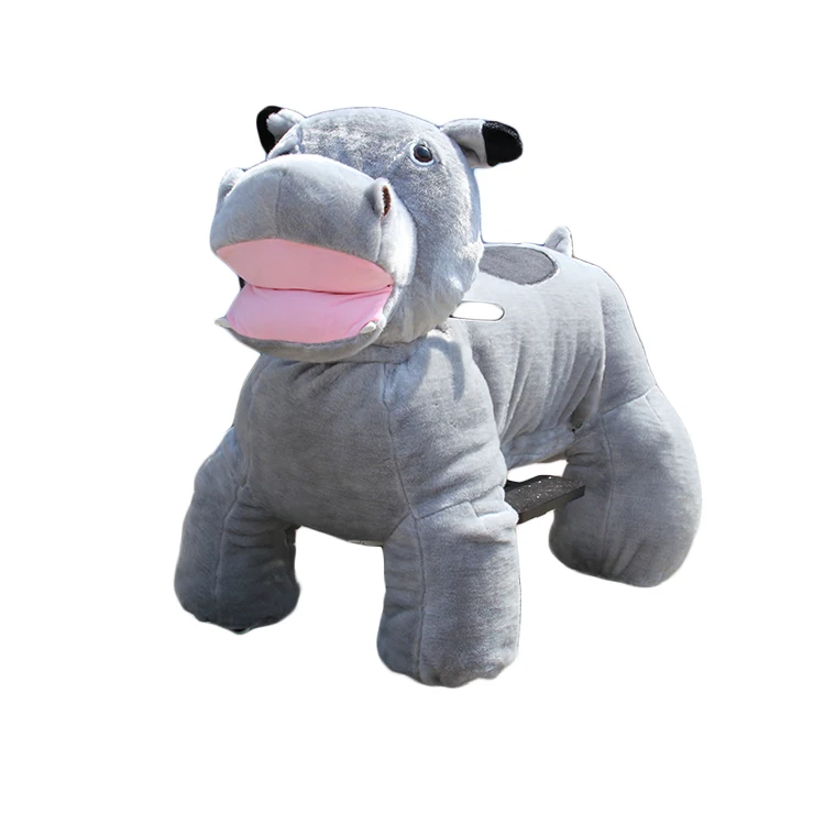 Hippopotamus walking riding animal moving toys zoo rider