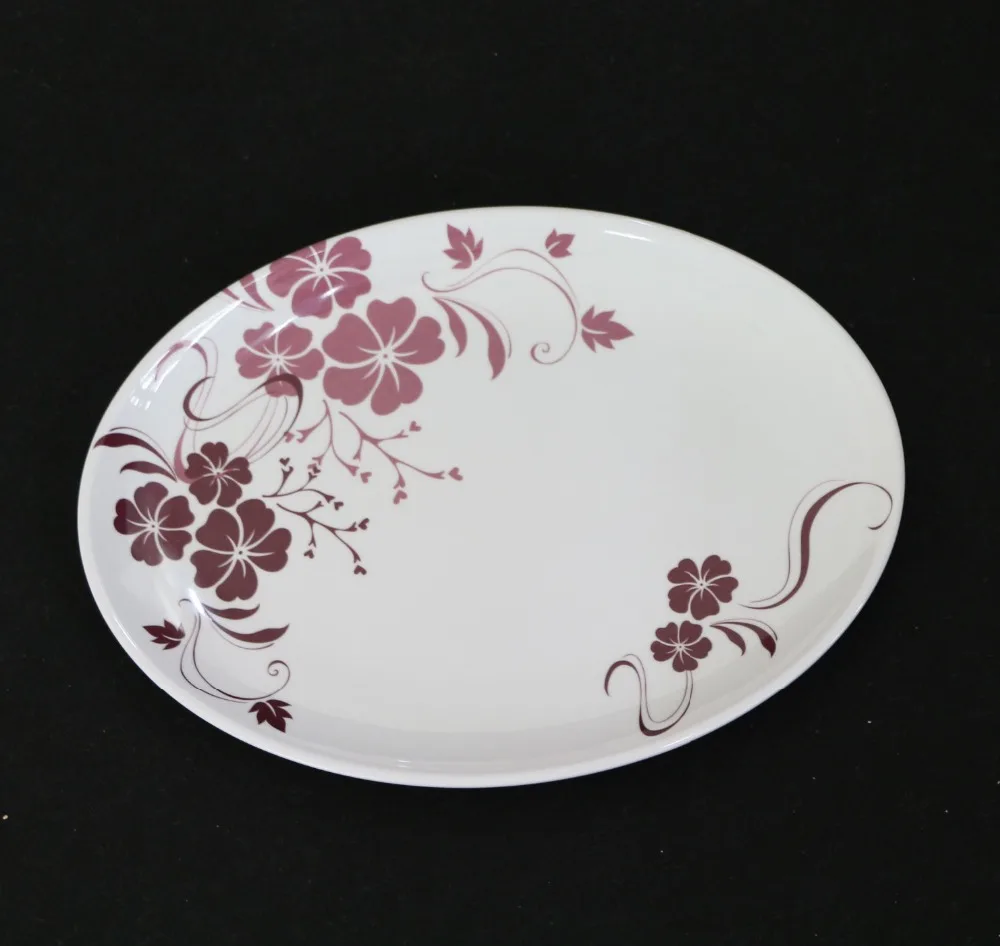 Пластиковые меламиновые овальные обеденные тарелки