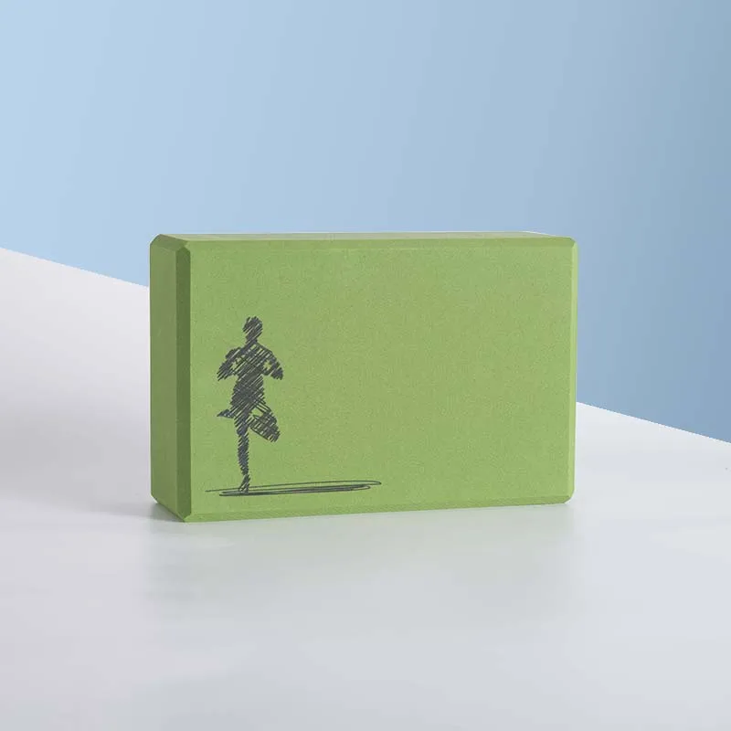  EVA пенный блок для йоги с индивидуальным принтом пенопластовый кирпич экологически чистый переработанный нетоксичный