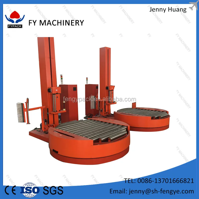 Pallet stretch wrapping machine