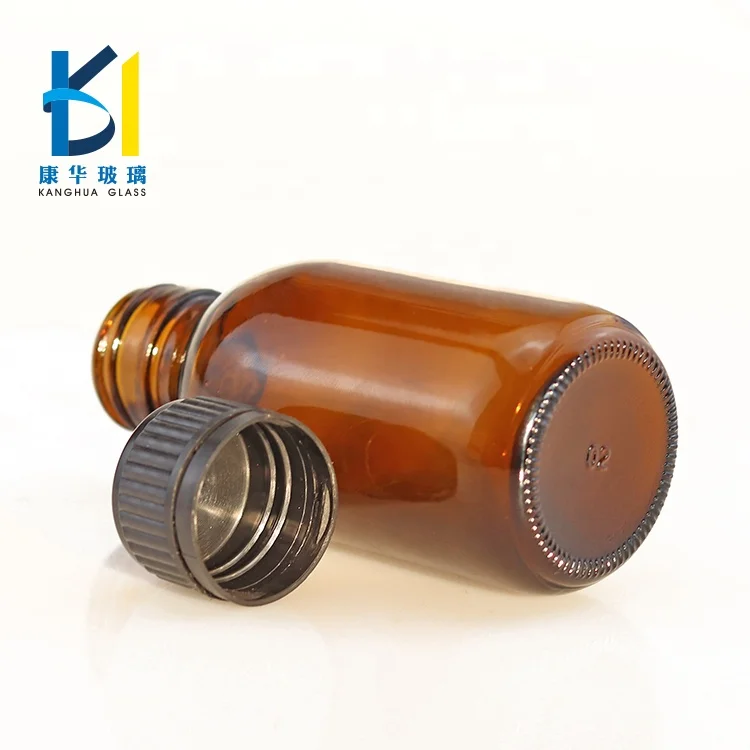 Hot-sale 100ml Prometh Cough Syrup Bottle With Tamper Proof Cap