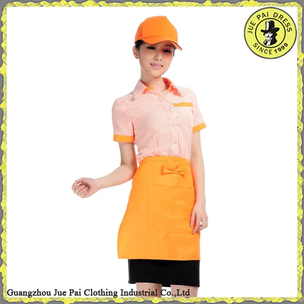 Fast Food Restaurant Waiter Uniform, Hotel Uniform, Waiter And Waitress Uniforms