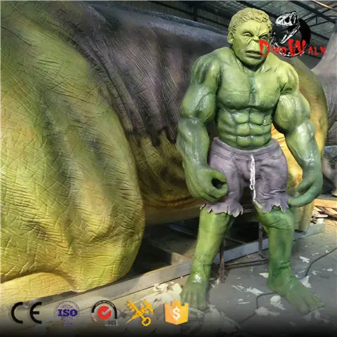 Factory High Simulation Realistic Hulk Costume with Muscle