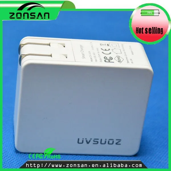 Alibaba China 2015 4 sockets portable charger for iphone 4 5 6