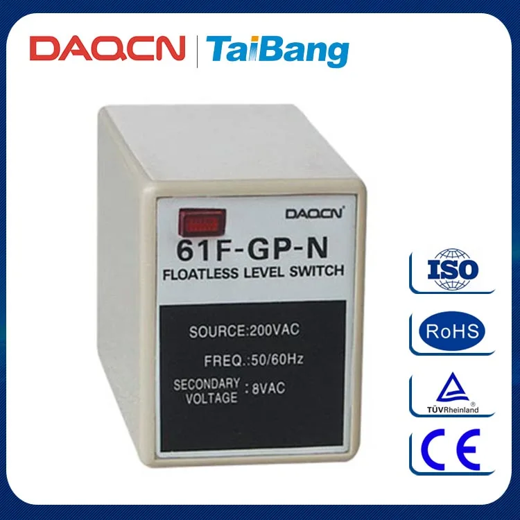 DAQCN 200VAC 50/60 Гц 61F-GP-N Floatless Контроллер Для Контроля Уровня Жидкости