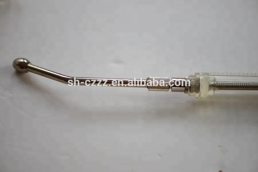 syringe cannula Thread Model CZ801 High Quality veterinary animal injectors drenching cannula