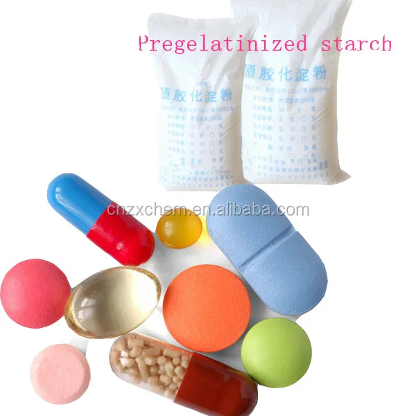 
professional manufacturer tablets binding agent Pregelatinized starch 