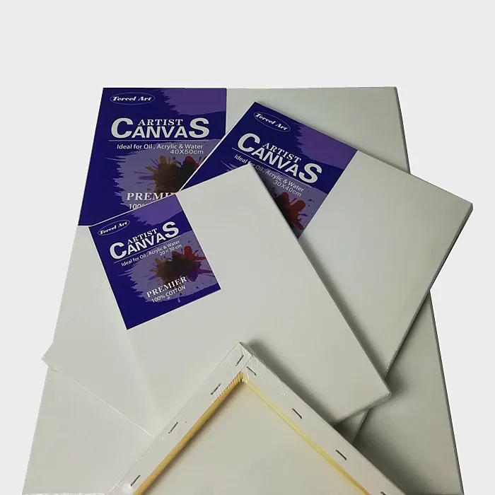 Big pure Cotton canvas Stretched Artist Canvas for painting  50x60cm