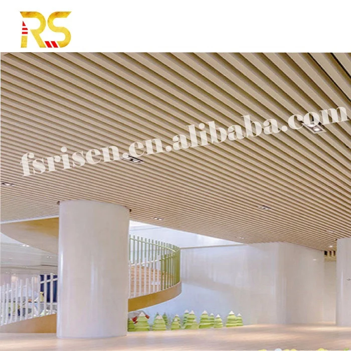 Foshan commercial modern suspended ceiling board decorative aluminum ceiling tile for corridor