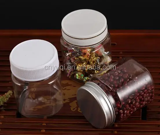 500g HONEY PET Transparents Plastic Honey Bottle Airtight Storage Jar