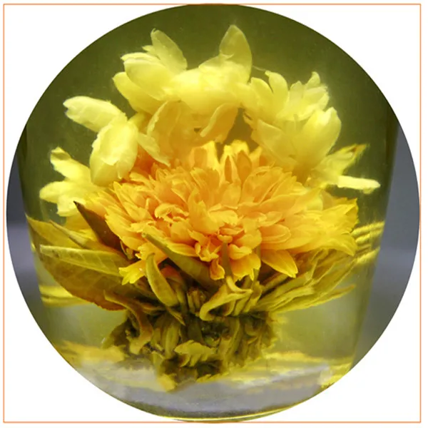 Chinese Supplier handcrafted blooming tea Natural Heart to heart Blooming Tea Ball