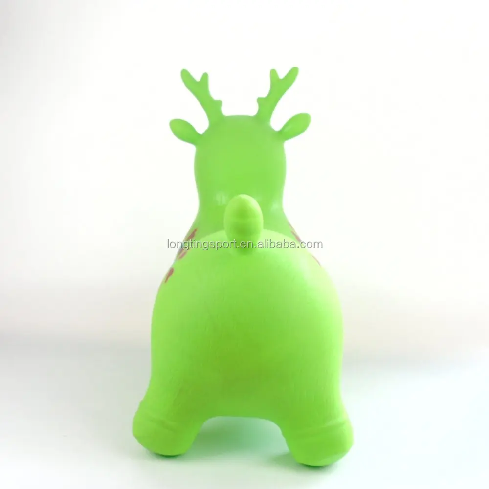 
Kids inflatable bouncing deer animal jumping toys for children Inflatable toy ride on horse 