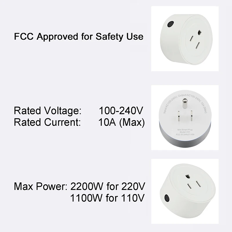 New Arrival 100V-220v smart mini Electrical smart socket wi-fi smart home plug