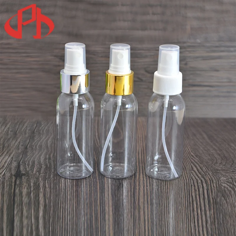 Factory PET  plastic liquid cosmetic spray bottle perfume body spray bottle