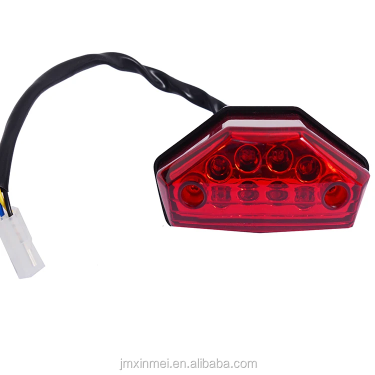 Супер яркий комплект стоп-сигналов smd для мотоцикла, красный задний фонарь