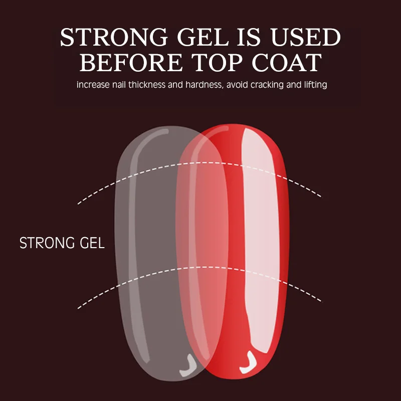 2020 Robifel UV led strong nail gel polish UV strengthen gel