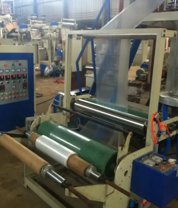 Cheaper Price Good Quality Single Layer Fixed Die Head Pe Plastic Film Extrusion Machine
