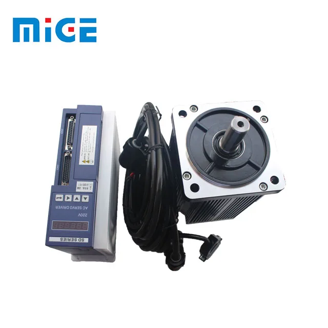 130 мм Запчасти для шлифовального станка Серводвигатель управления скоростью с драйвером 1 кВт