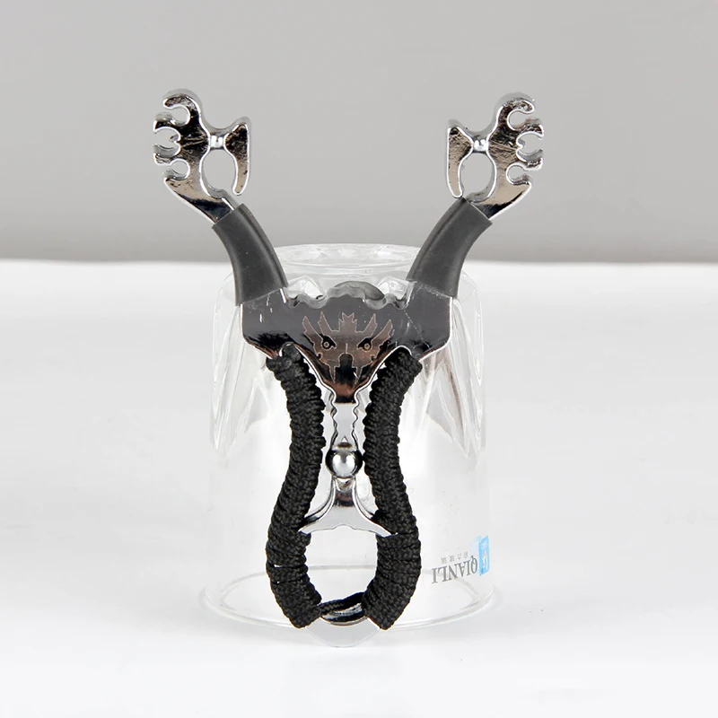 
New Slingshot Wrist Folding Sling Shot Powerful Hunting Slingshot Catapult Stainless Steel Fishing Slingshot Adult Games 