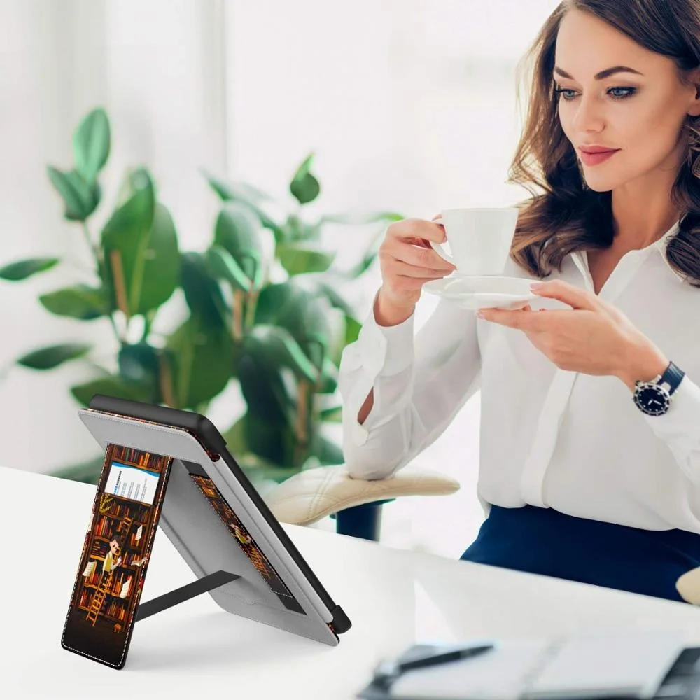 MoKo Smart Cover Shockproof Stand Shell for Kindle 10 6-inch 2019
