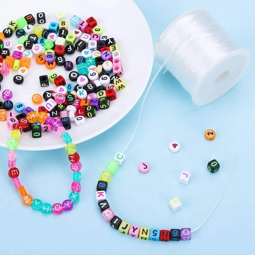 Crystal Thread Fibre Stretch Elastic Clear Cord Jewelry Beading String Fishing Line