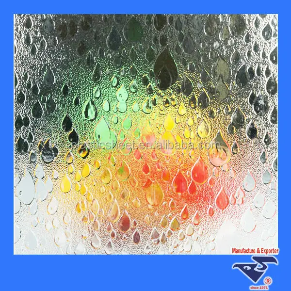 Patterned Polystyrene Plexiglass Plastic Sheet for Shower Enclosure