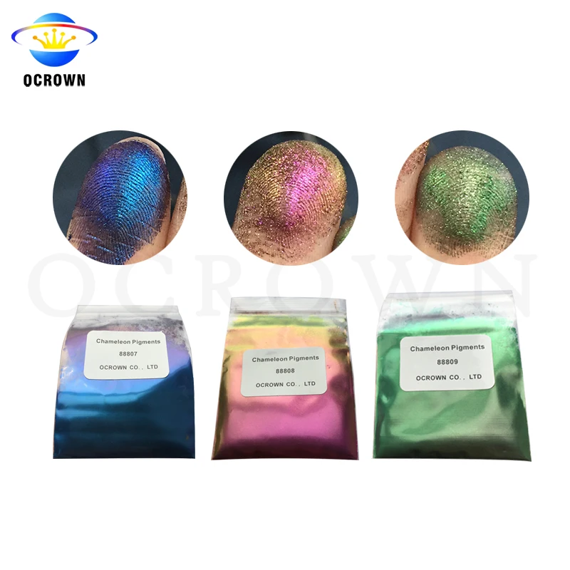 Factory directly sales metal color gold pigment powder resin chameleon pigments