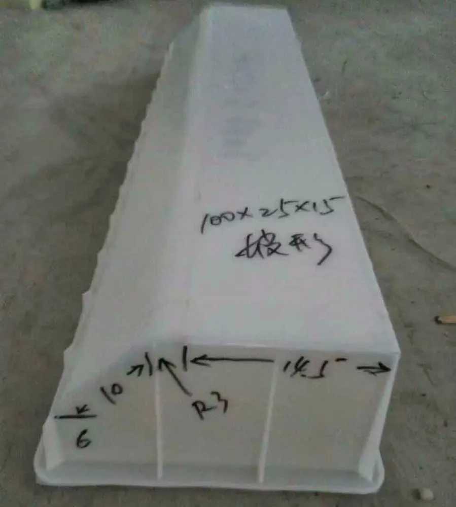 Plastic road kerb concrete kerbstone mould